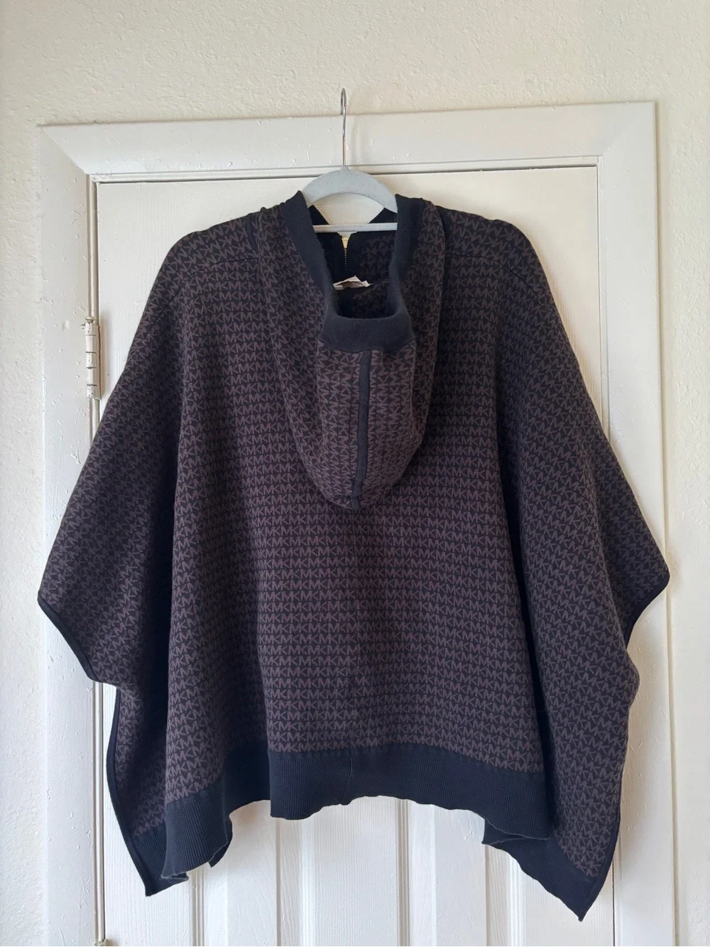 Michael Kors zip up poncho